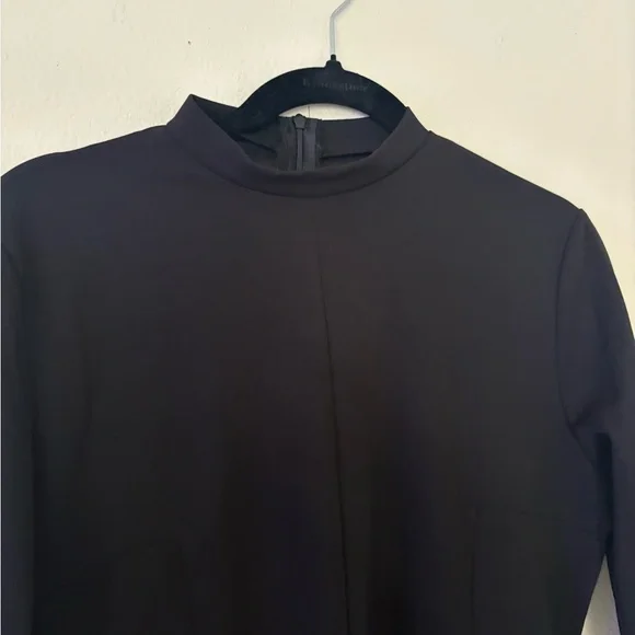 Elegant Black Long Sleeve Women's Dress Size L - Picture 3 of 4